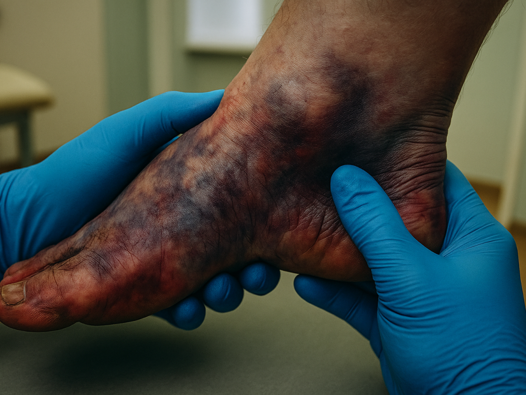 Blue Skin on Your Foot? Doctors Say This Could Be a Silent Killer