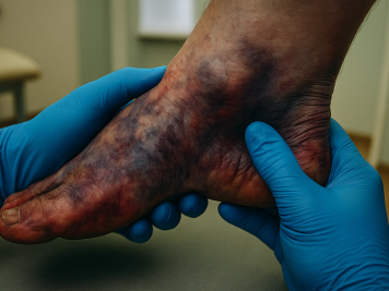 Blue Skin on Your Foot? Doctors Say This Could Be a Silent Killer